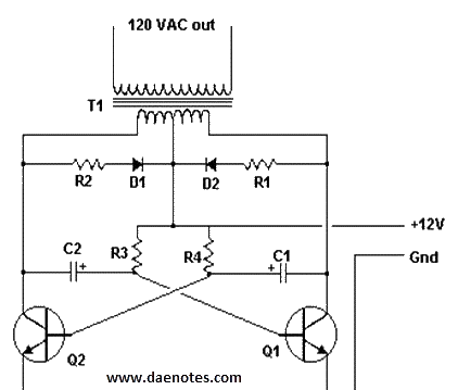 Inverter Project 12v DC to 120V AC