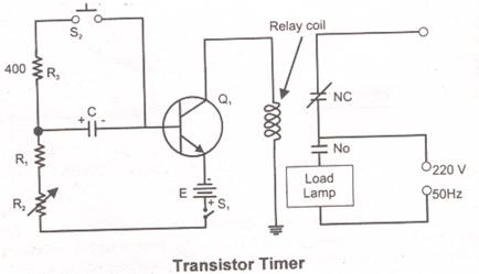 Transistor Timer Circuit Diagram