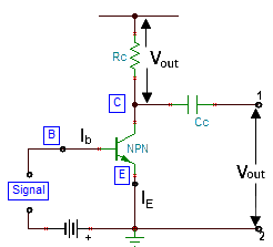 Amplifier Output Of Transistor