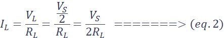 Maximum Power Transfer Equation