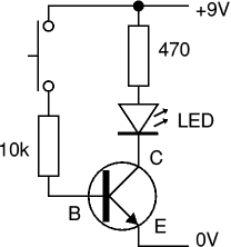 Switching Circuit for Testing NPN Transistor
