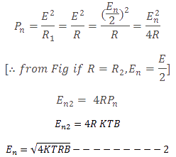 Thermal Noise Equation