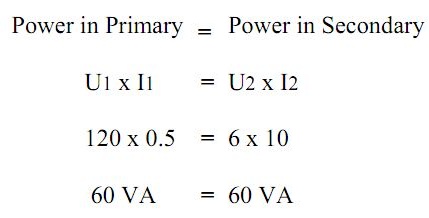 Transfer Of Power Formula