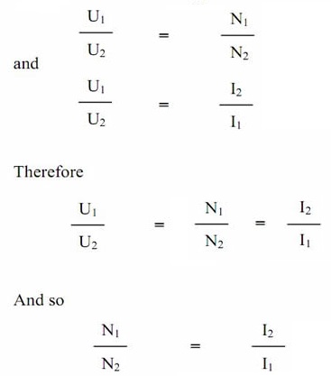 Transfer Of Power Formula