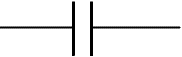 Unpolarized Capacitor Symbol