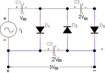 Voltage Tripler Circuit